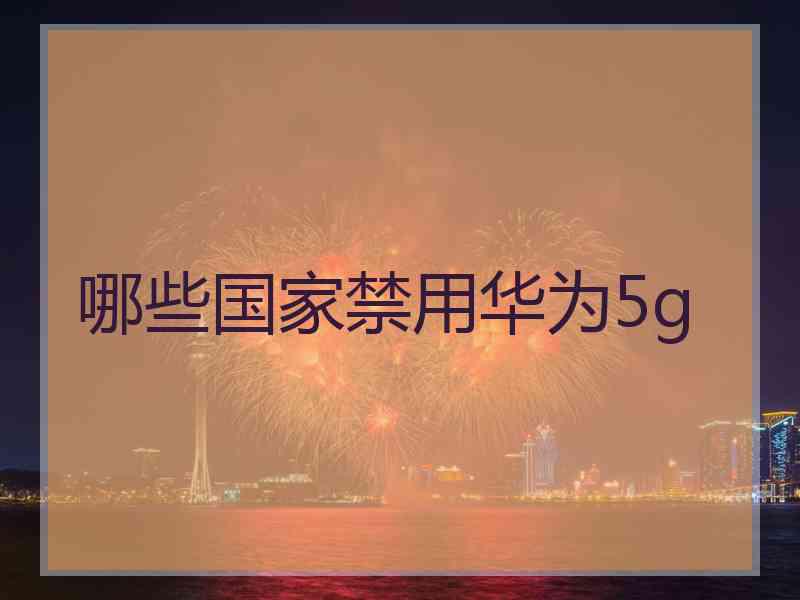 哪些国家禁用华为5g