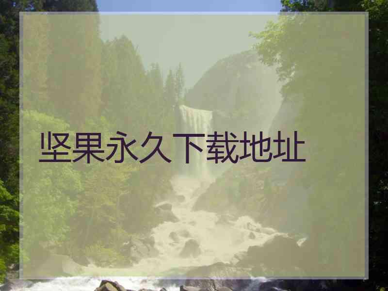 坚果永久下载地址