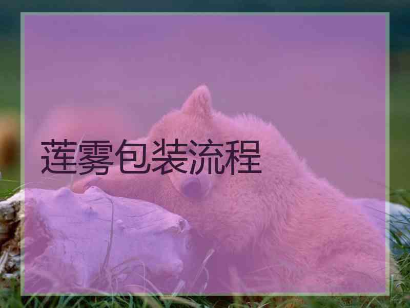 莲雾包装流程