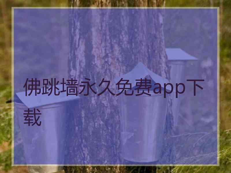 佛跳墙永久免费app下载