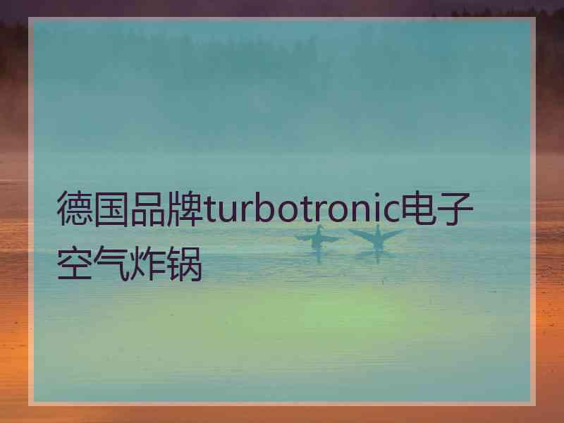 德国品牌turbotronic电子空气炸锅