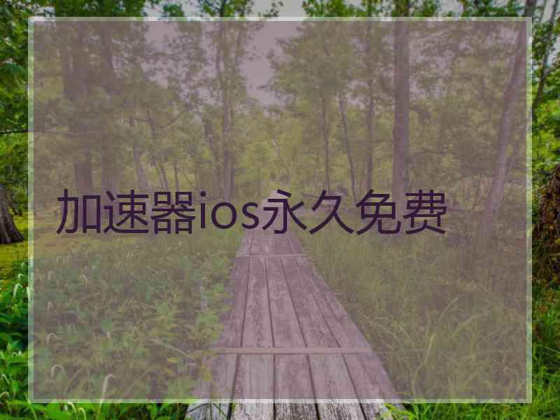 加速器ios永久免费