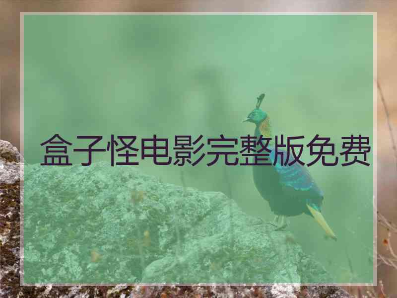 盒子怪电影完整版免费