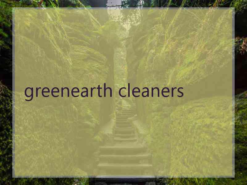 greenearth cleaners