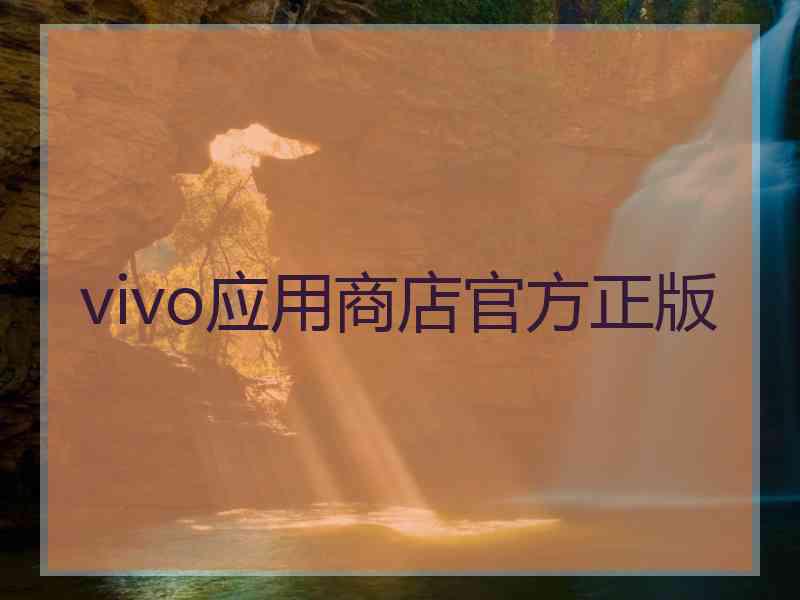 vivo应用商店官方正版