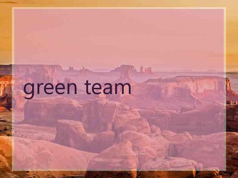 green team