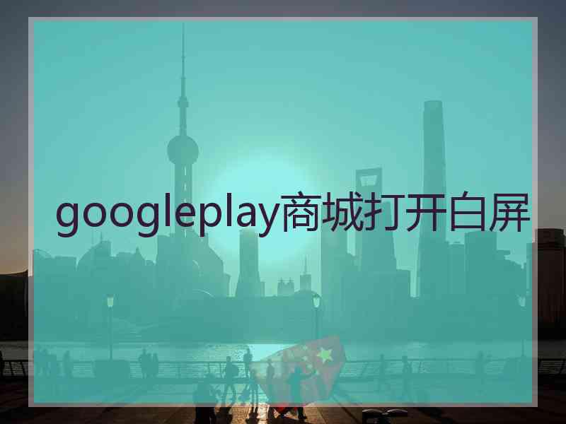 googleplay商城打开白屏