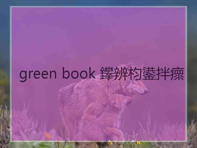 green book 鑻辨枃鍙拌瘝